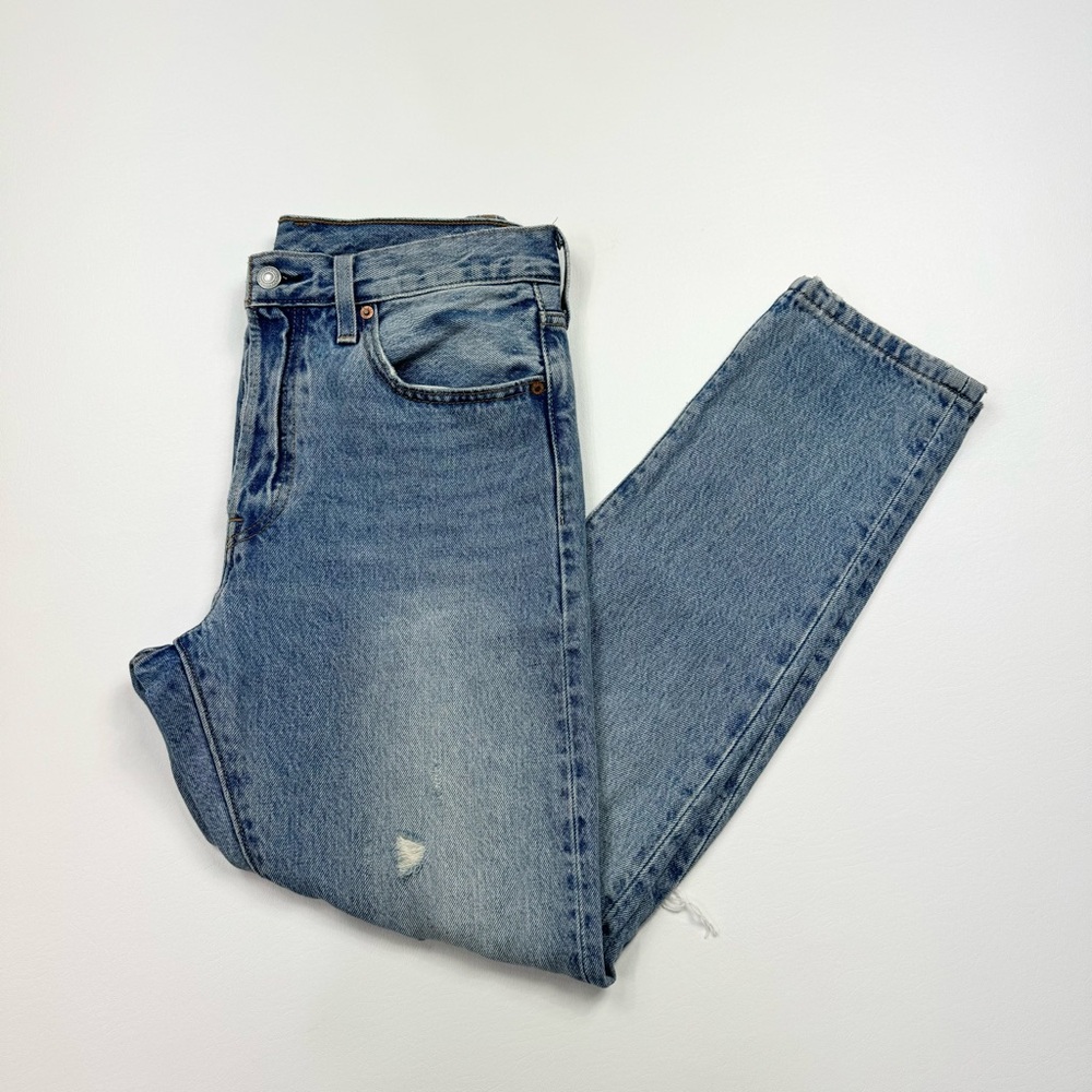 Women’s Levi’s 501 “Big E” Premium Denim Blue Skinny Jeans Size Small